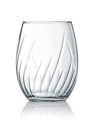 Набір склянок високих для соку та води кришталеве скло CD'A Swirly 4х360 мл (V2831) - фото 2
