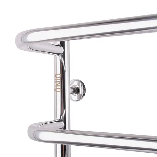 Водяна рушникосушка Unio LКD W 600-500-5 Драбинка Каскад Дуга, Хром - фото 5