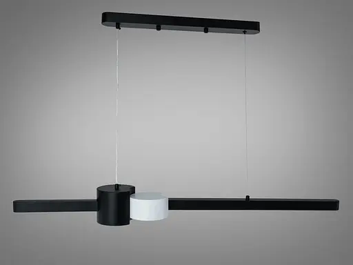 Світлодіодна підвісна люстра Romin 26 Вт чорна - фото 3