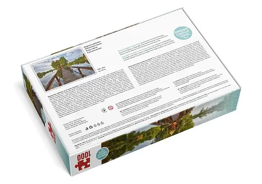 Пазл "Будиночок рибалки" 1000 елементів TRFL_UA/6 DGT-PUZZLE, в коробці (4820266221430) - фото 6