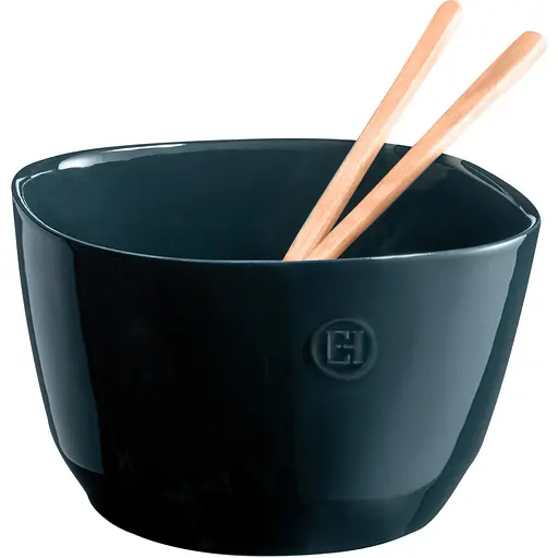 Салатник Emile Henry Tableware 22х22х14 см 3.5 л синій (736594) - фото 4