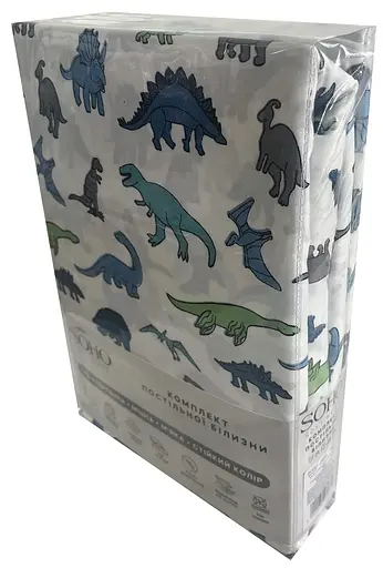 Комплект постільної білизни Полуторний 150х200 см Dino SOHO pbe0050804 - фото 2