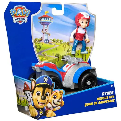 Игровой набор Paw Patrol базовый спасательный автомобиль с водителем Райдер (SM97237/6071212) - фото 7