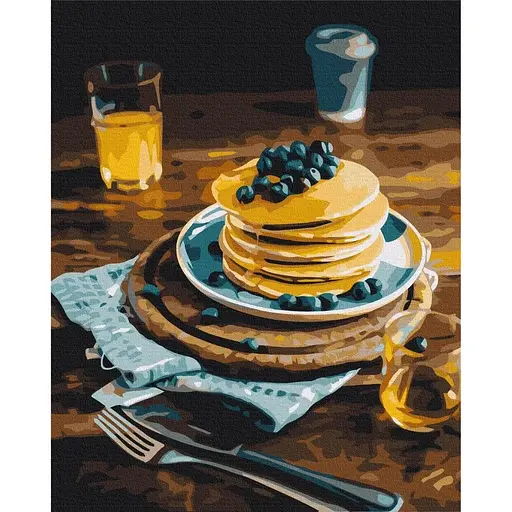 Картина по номерам на підрамнику Brushme Медові оладки - фото 1