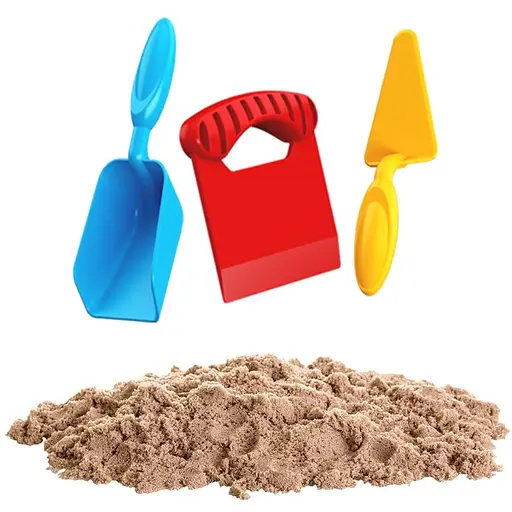 Кинетический песок Dede Art Craft 1000 г коричневый (3690) - фото 2