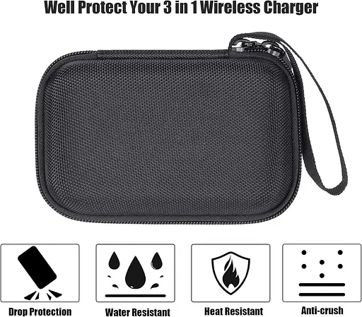 Aenllosi Чохол-сумка для 3 в 1 бездротовий магнітний зарядний пристрій 3 в 1 бездротовий зарядний пристрій магнітний зарядний прис - фото 6