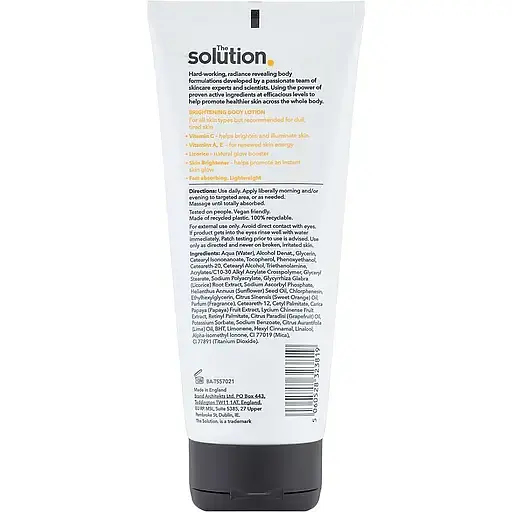  Лосьон для тела The Solution Vitamin C Brightening Body Lotion осветительный 200 мл - фото 2