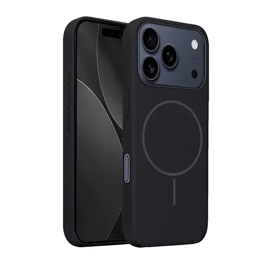 Чохол MAKE Apple iPhone 17 Pro Max Silicone Solo Midnight - фото 4