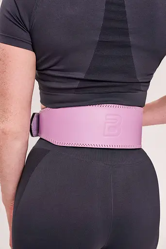Пояс BiotechUSA Bodybuilding leather belt purple L - фото 5
