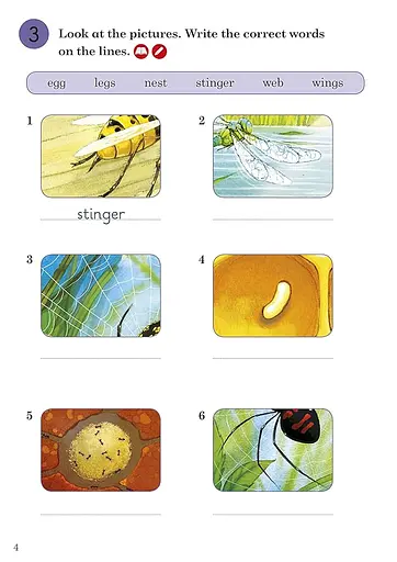 Ladybird Readers 3 Minibeasts Activity Book - фото 4