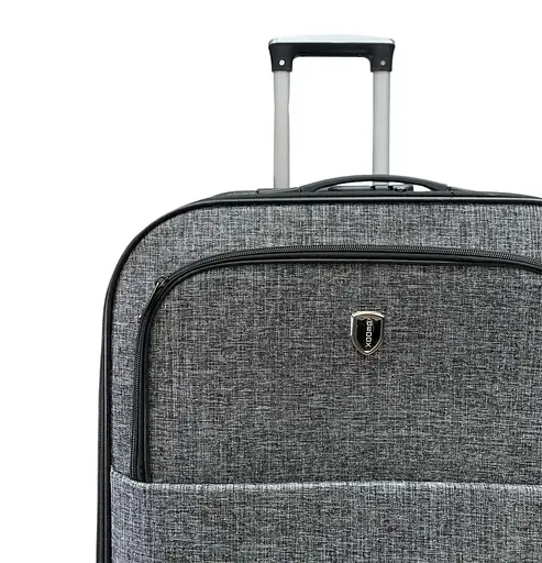 Валіза тканинна (Impertex) Велшика (L)Водонепроникна на 4 Подвійних Колесах 120 л Розширенням TK009-L - фото 2