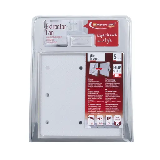 Дизайнерський малошумний вентилятор MMotors MM 100 під плитку - фото 4