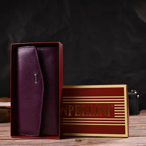 Жіночий шкіряний гаманець Canpellini 18х9х1 см acs0025550 - фото 8