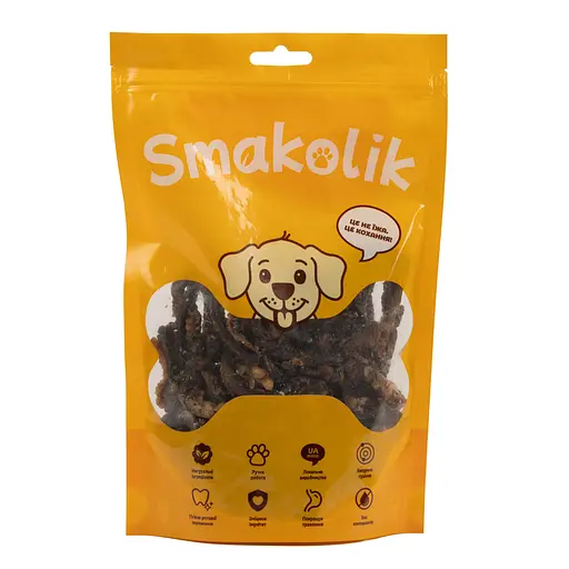 Лакомство для собак натуральные сушеные. Головизна говяжья, 150г