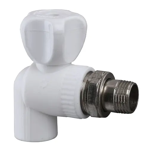 Кран радіаторний кутовий Kalde PPR ф25 x 3/4 000017876 - фото 1