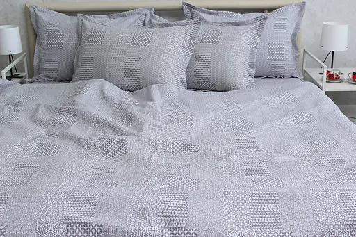 Комплект постельного белья TAG Tekstil Евро 000267659 (Ranforce Gofre RG-10) - фото 6