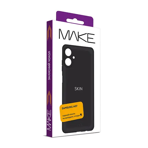 Чохол Make Samsung A07 Skin Black - фото 2