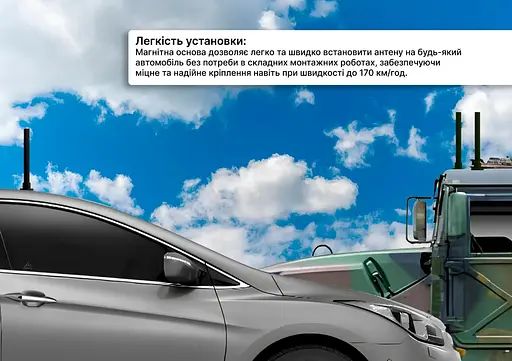 Автомобільна антена Mobile Guard 4G LTE 10 dBi (6985435) - фото 2