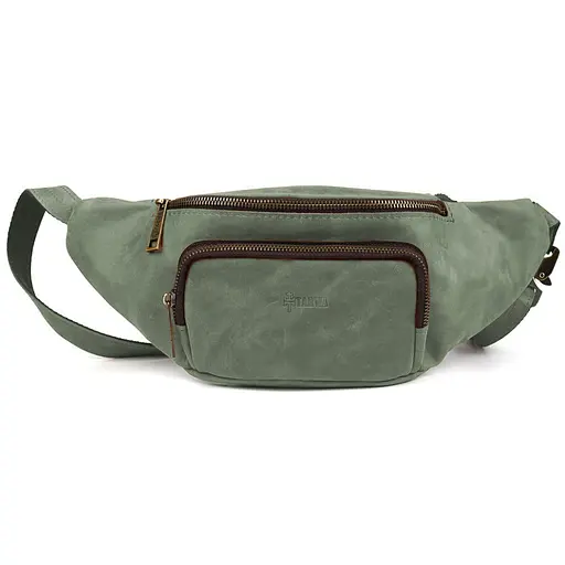 Бананка кожаная TARWA 14х36х8 см 000296031 - фото 5