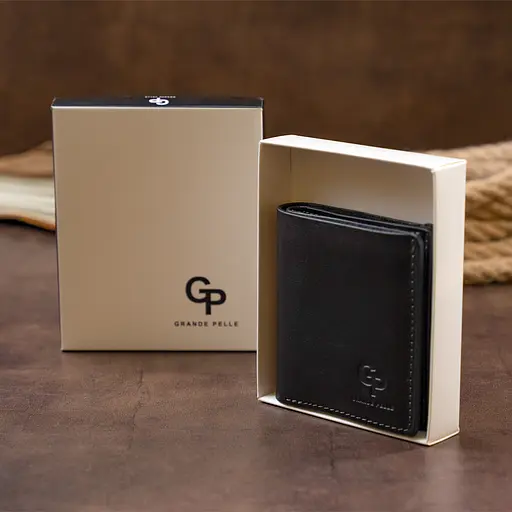 Кожаный портмоне Grande Pelle 9.5х10х2 см acs0016032 - фото 10