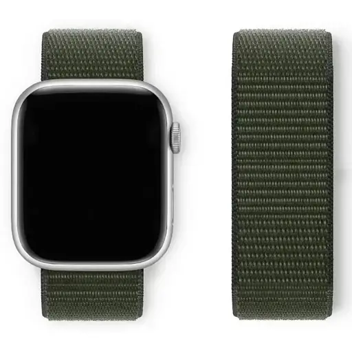 Ремінець DK CDK для Apple Watch 46mm (Series 10) Nylon Sport Loop (09038) (olive flak) - фото 2