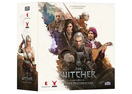 Настольная игра Geekach Games Ведьмак. Путь предназначения - Делюкс (The Witcher: Path of Destiny - Deluxe) (укр.) (GKCH206PD)