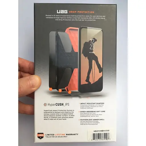 Оригинальный противоударный чехол UAG Civilian для iPhone 13 Pro Max (6.7") Olive (11316K117272) - фото 5