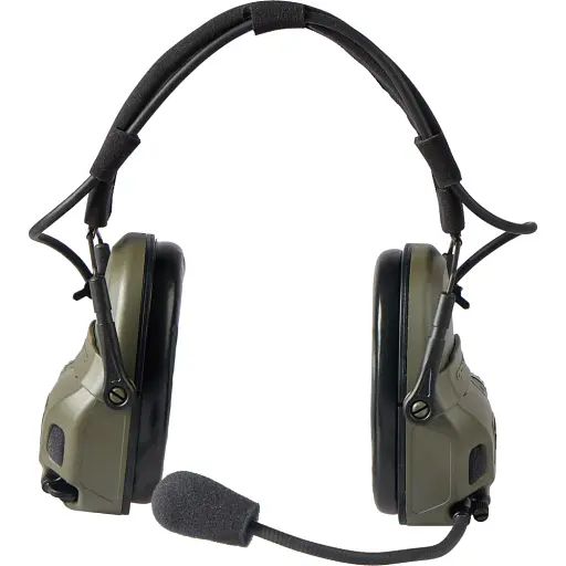 Навушники Ops-Core AMP Communication Headset-Connectorized NFMI активні верхній тримач Ranger Green - фото 2