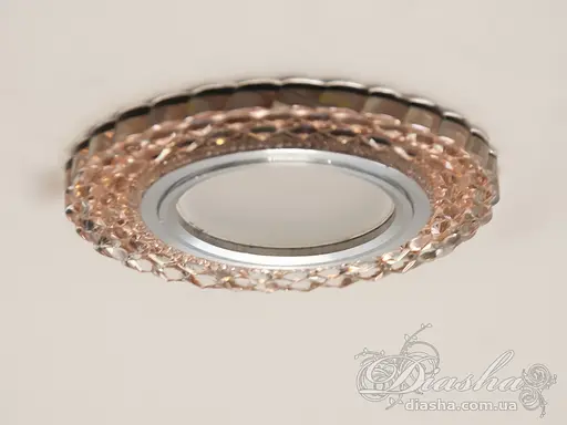 Эффектный, красочный стеклянный точечный светильник со встроенным светодиодом - фото 2