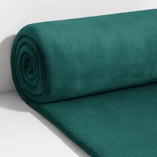 Плед LeLit велсофт гладкокрашеный 150х200 см серо-зеленый PL-0001 (le2000000340234) - фото 5