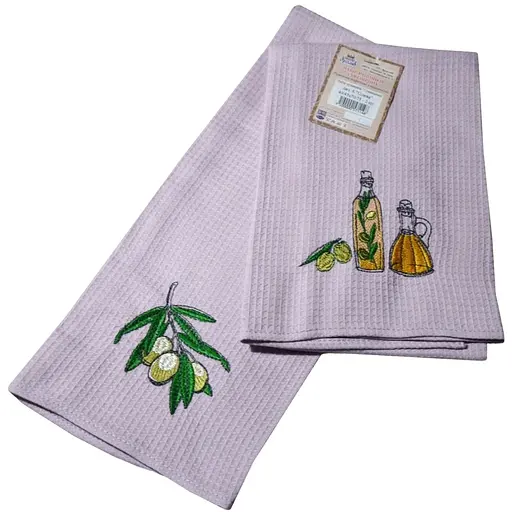 Набір рушників Ярослав Сувенірні №6 Олива 45х75 см 2 шт. (57114) - фото 1