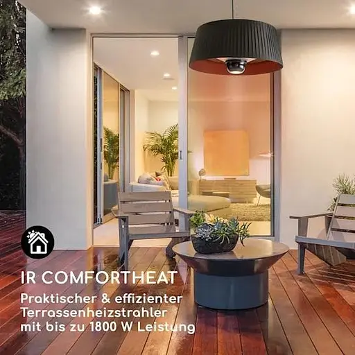 Інфрачервоний обігрівач Blumfeldt Venice Heat 1800 Вт (10032517) - фото 5