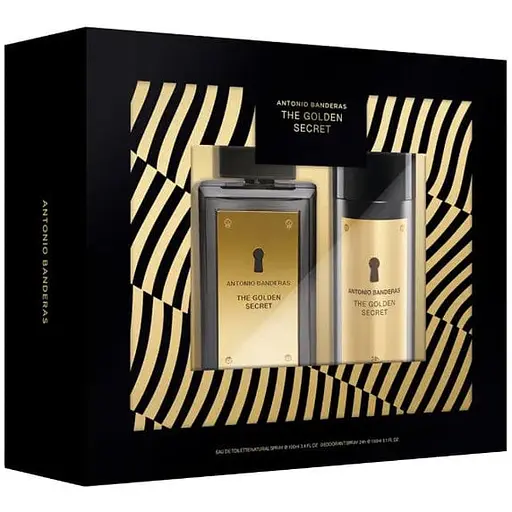 Набір Antonio Banderas The Golden Secret 100 мл туалетна вода 150 мл дезодорант - фото 1