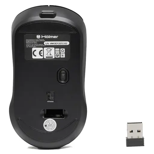 Мишка Hölmer MW-03OF Wireless/Bluetooth Black (MW-03OF) - фото 10