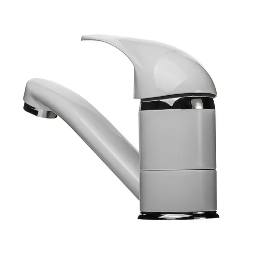 Змішувач для умивальника EcoMix GEZ-White-203M Білий - фото 4