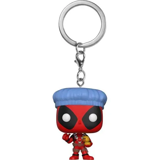 Фігурка-брелок Funko Pop Дедпул з качечкою Marvel Bathtime Deadpool 4 см DP 21 - фото 2