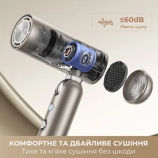 Фен-стайлер Dreame Pocket Grey AHD51-GR - фото 3