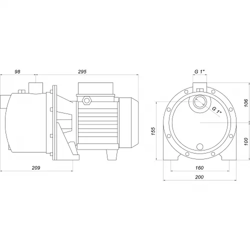 Поверхностный насос Saer M-94-N PL - фото 8