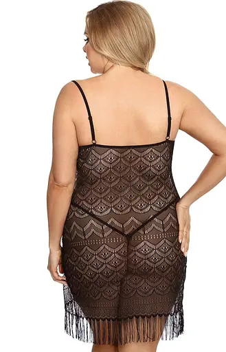 Сексуальна сукня Anais Geali 3XL/4XL чорний - фото 2