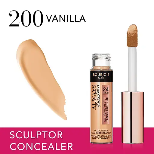 Консилер Bourjois Always Fabulous Full Coverage Sculptor Concealer тон 200 Vanilla 11 мл (8000019760406) - фото 3