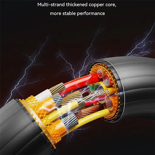 Кабель Usams US-SJ684 Type-C TO Type-C 100W 1,2 м оранжевый - фото 3