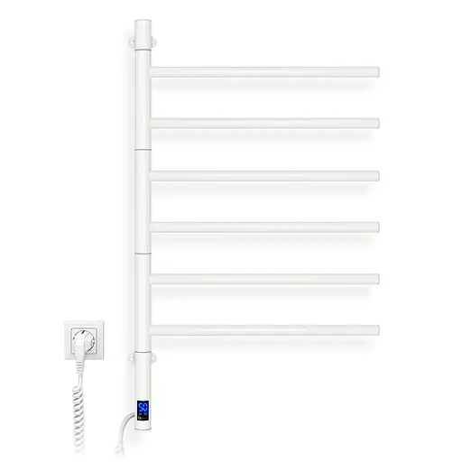 Електрична рушникосушка Navin Arabesque 480x800 Sensor з таймером, біла 12-123033-4880, Білий матовий, Електронний - фото 5