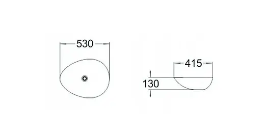 Умивальник Mexen Lorena White MEX-21295300, Білий - фото 2