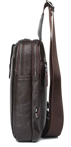 Сумка кожаная мужская Vintage 15х25х4 см sum0012324 - фото 5