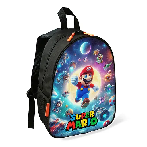 Рюкзак Супер Марио детский школьный/городской 34х27х13 см для мальчика (02454)