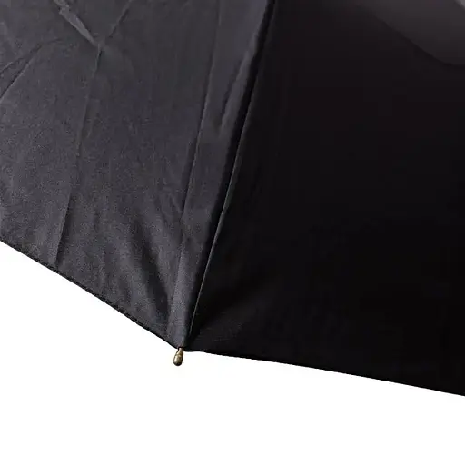 Парасоля Yiwu HP-23-8B автоматична складна 116 см з дерев'яною ручкою чорна - фото 6