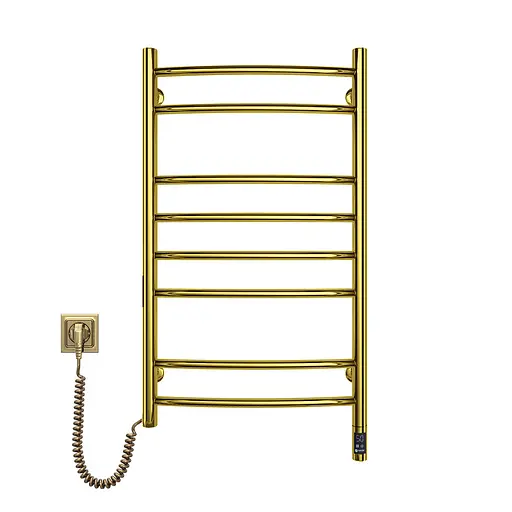 Електрична рушникосушка Navin Камелія 480x800 Sensor, золото, ліва 12-112033-4880, Золотий, Ліве, Електронний - фото 1