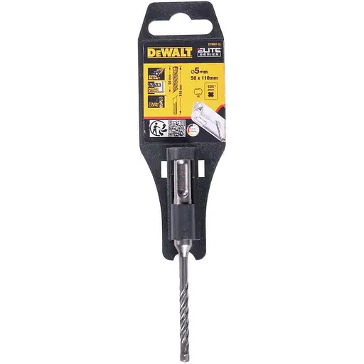 Бур DeWalt SDSта Elite 4 кромки 6 х 110 х 50 мм (DT8912) - фото 1