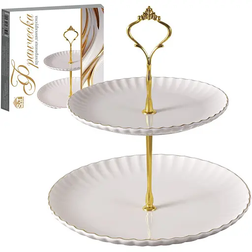 Цукерниця двохярусна S&T Франческа (308405-00) - фото 1