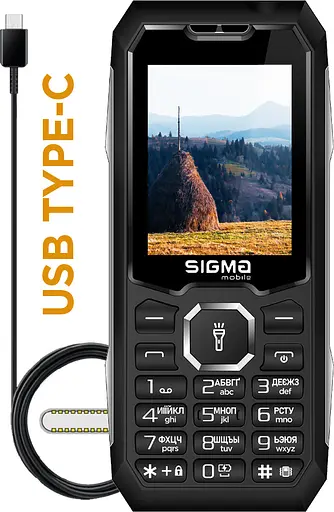 Мобільний телефон Sigma Mobile X-style 341 BRO Black - фото 3